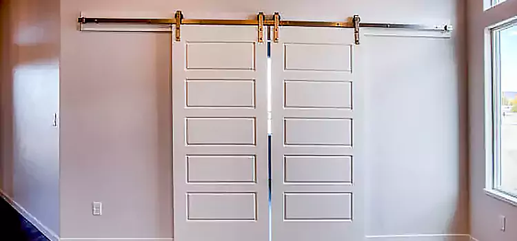 Glass Barn Door with Installation Hardware Kit Glenvar Heights